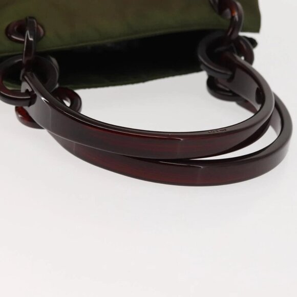 PRADA Tote Bag Nylon Khaki Auth bs30124 - Picture 8 of 16